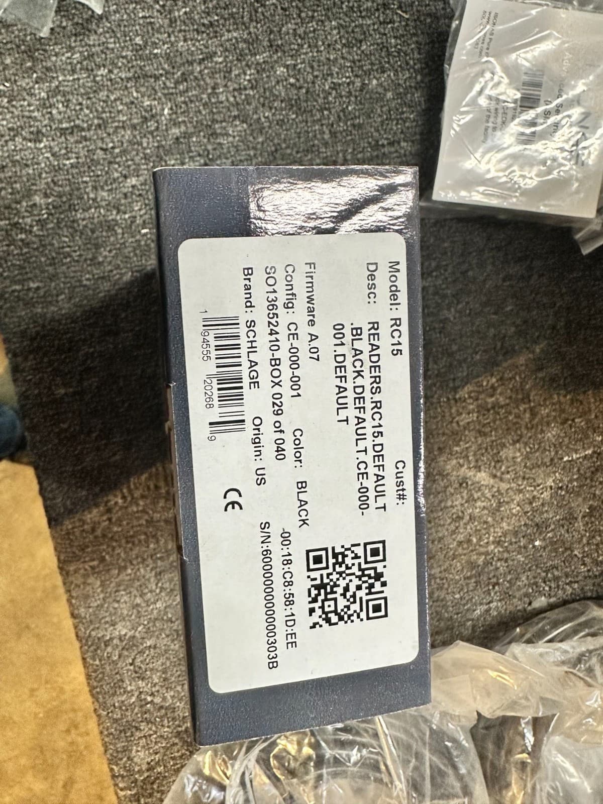 Schlage RC15 Commercial Card Reader NEW 2