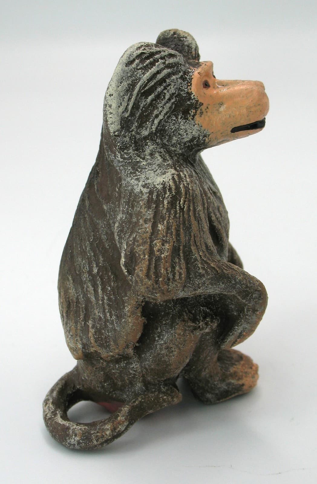 Vintage Lineol or Tipple-Topple Baboon Pavian Composite Made in Austria 1930's 3