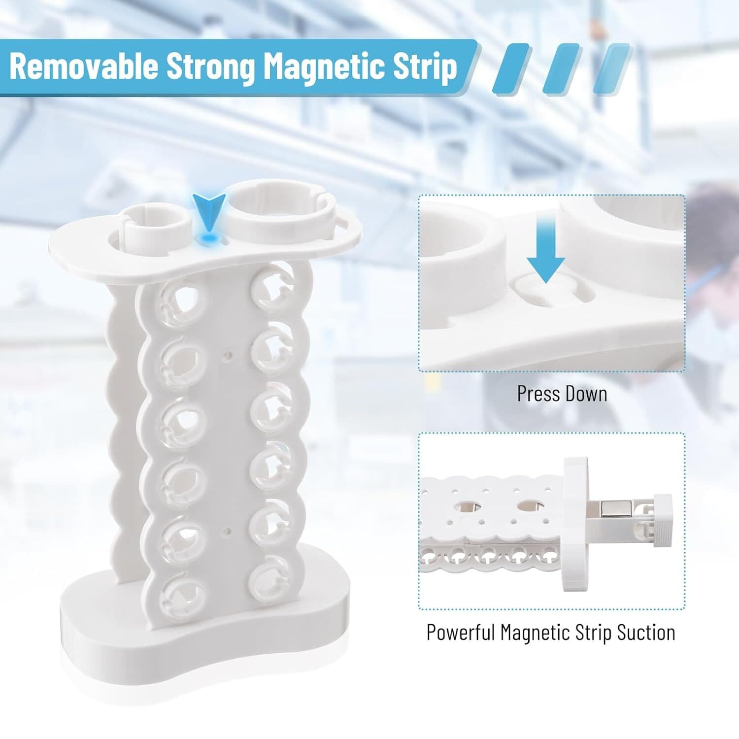 1.5ml*12+15ml*1+50ml*1 Magnetic Bead Rack Separator for DNA/RNA Purification USA 6
