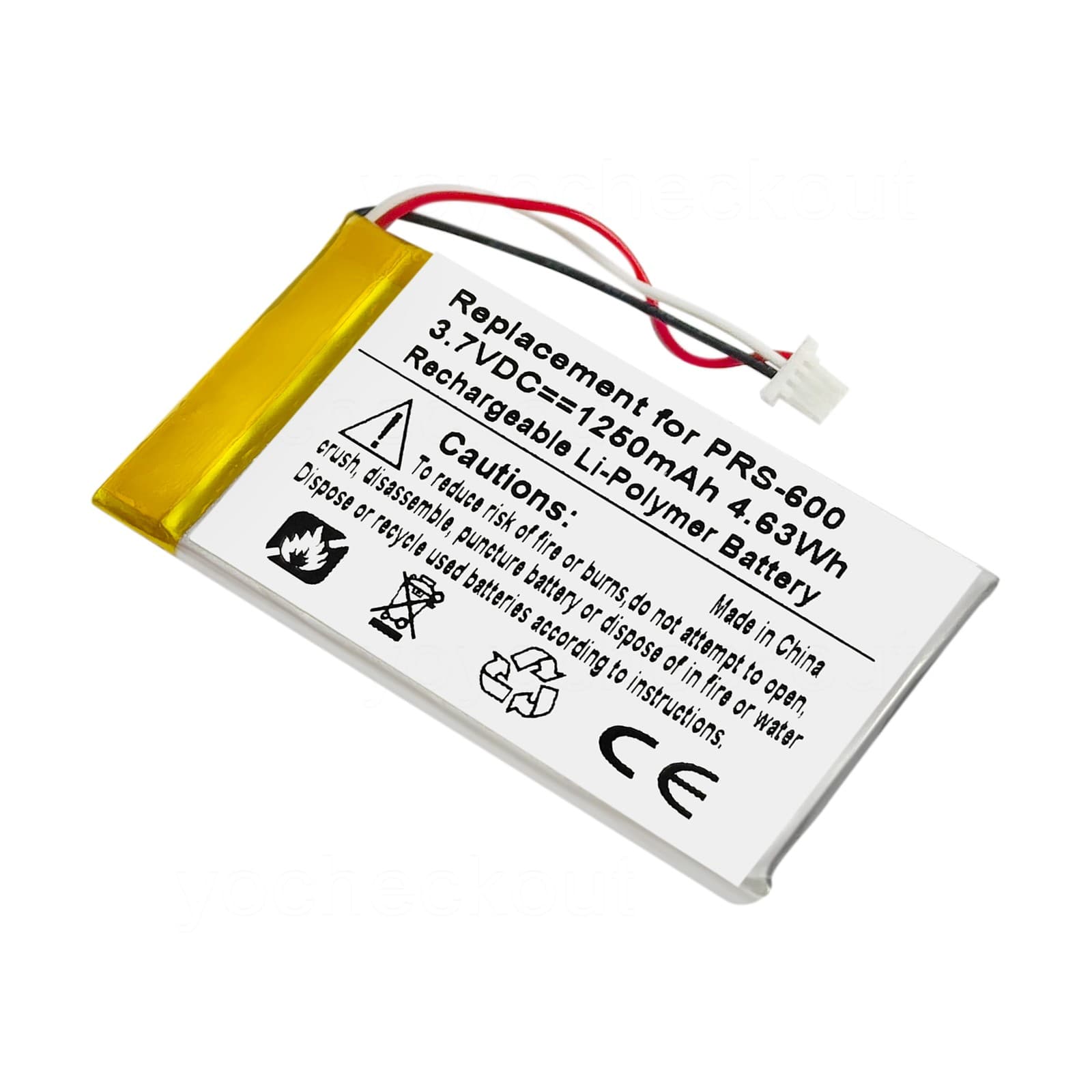 A98927554931 A98941654402 Battery For Sony PRS-600 PRS-600/RC PRS-600/BC Reader 4