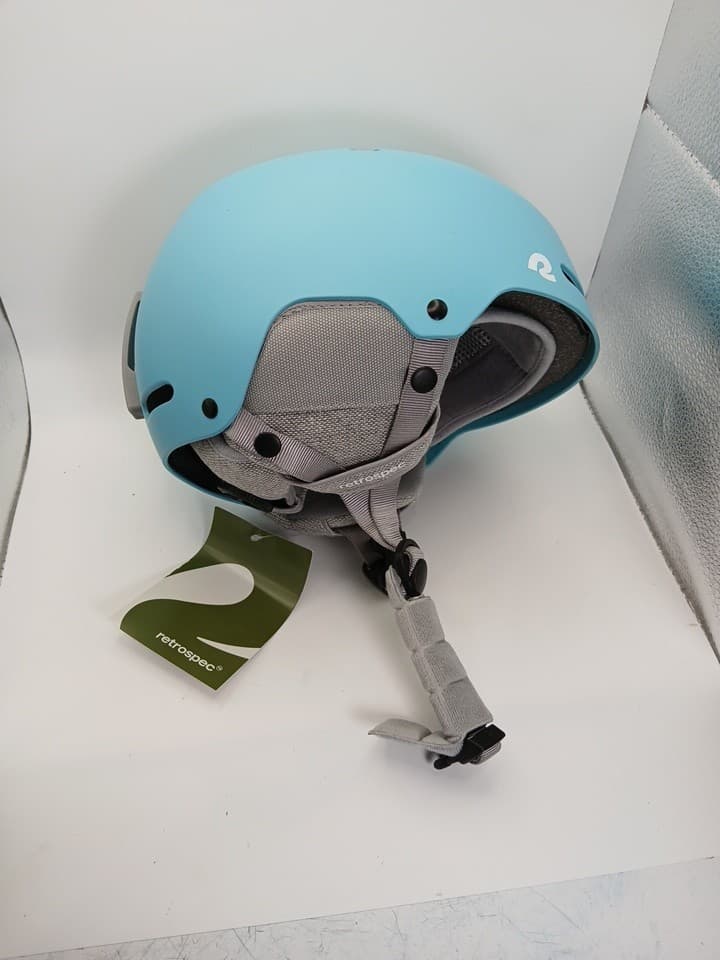 Retrospec  Ski Helmet - Small-Teal. No Glasses. 2