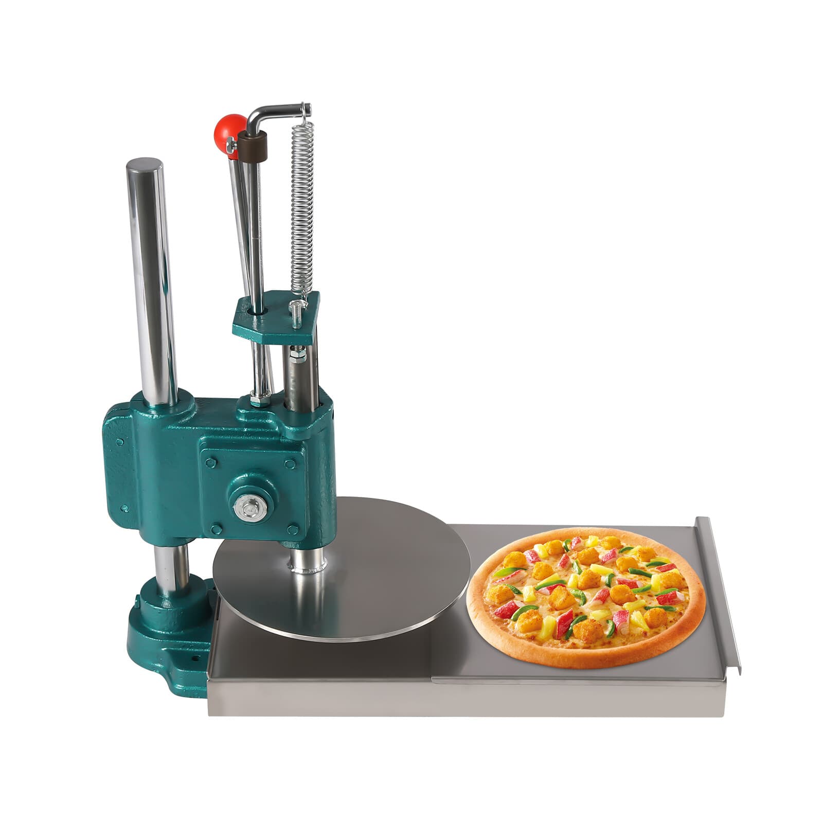 Dough Pizza Press Maker Stainless Steel Roti Press Casting Iron Tortilla Press 6