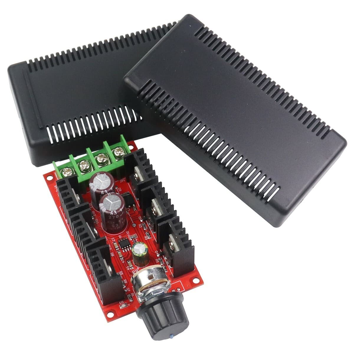 DC 10-50V 40A PWM DC Brush Motor Speed Controller HHO RC 12V 24V 48V 2000W MAX 3