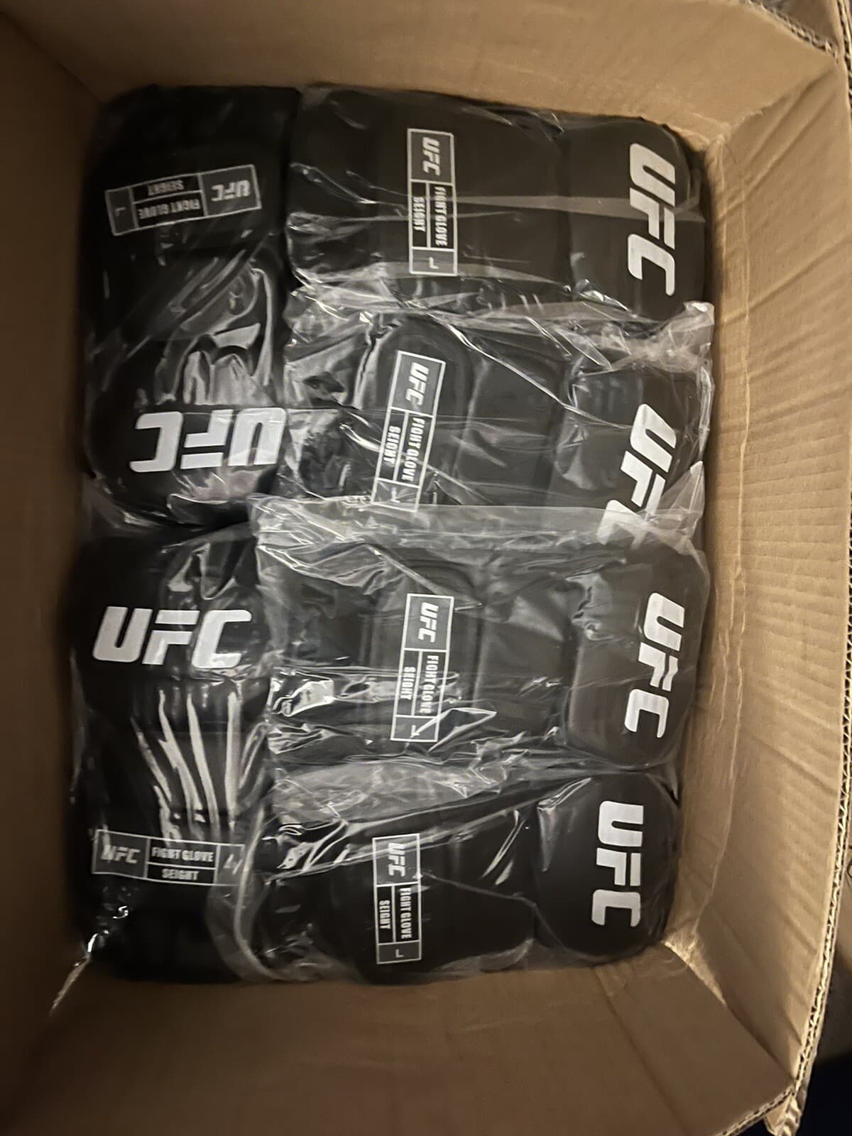 UFC New Black Replica Gloves Pair-Ships From USA  2