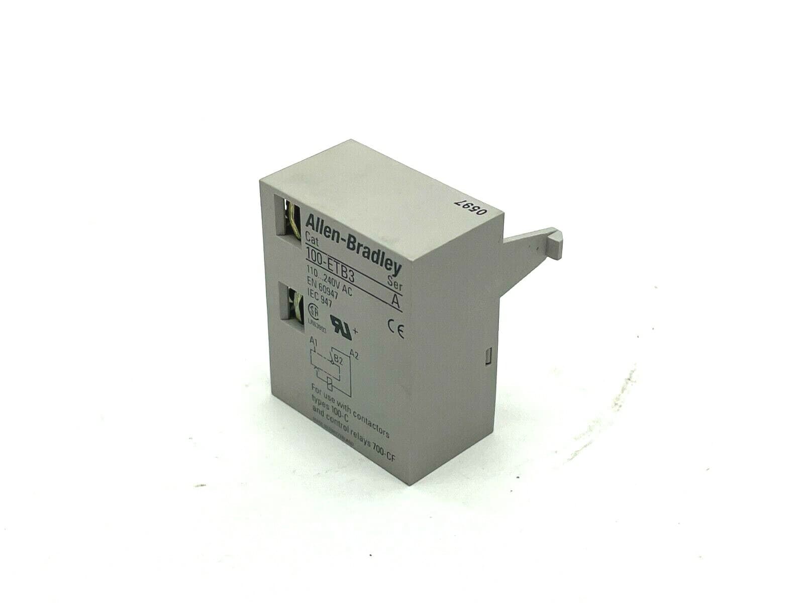 Allen Bradley 100-ETB3 Ser. A Contactor IEC Timing Module Off-Delay Electronic