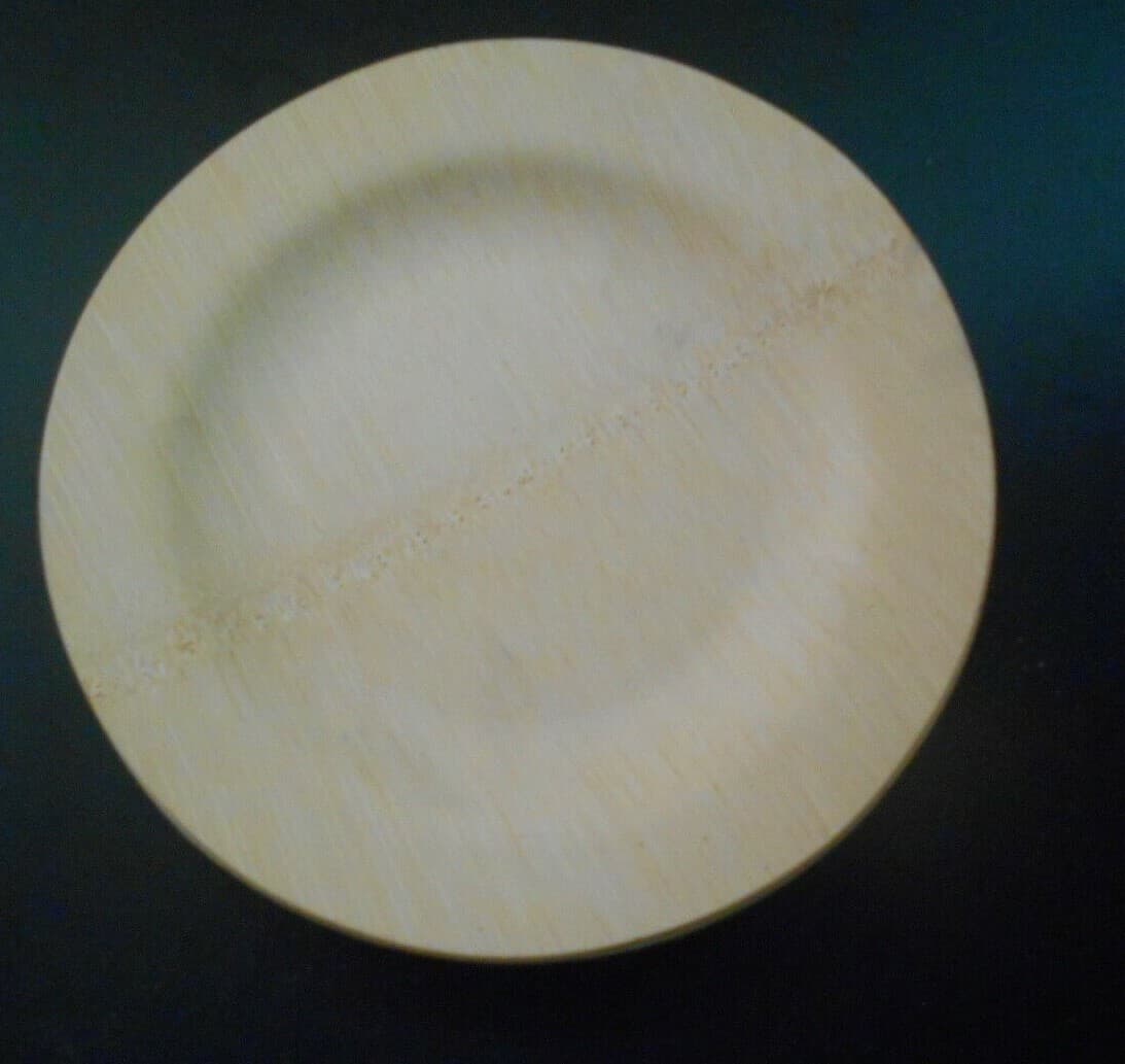 Mango Leaf Eight Multi Use 7 Inch 18 cm Biodegradable Bamboo Plates  3
