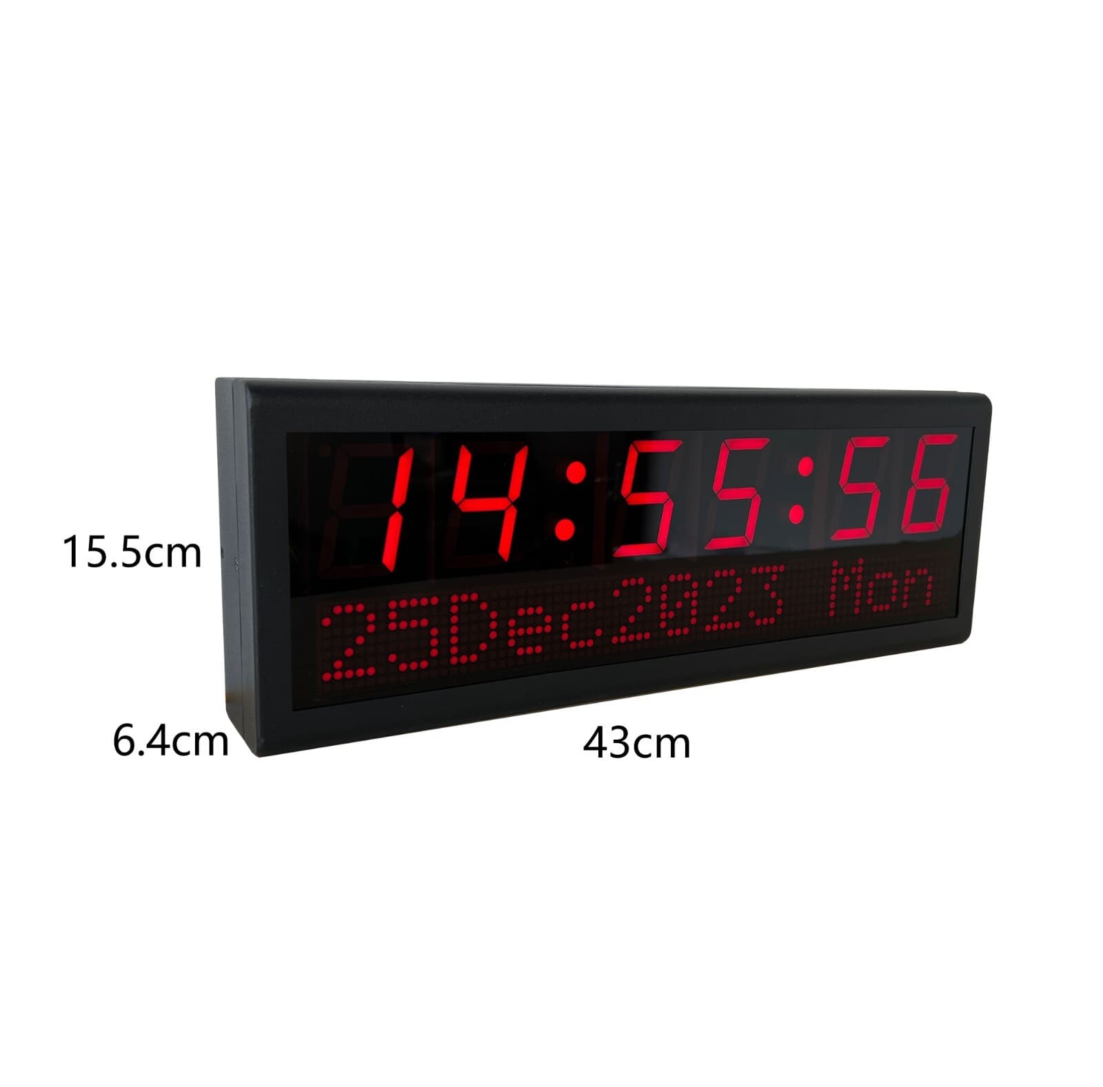 LED NTP PoE Clock for Home Decoration, Network Synchronized, Automatic DST Reset 2