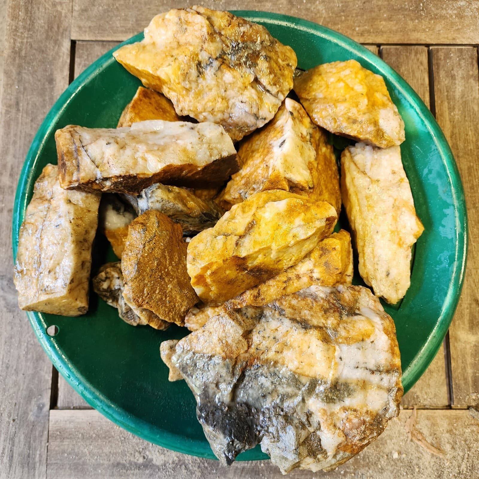 20 lbs of Coarse Gold Ore From Jason's New Gold Mine!