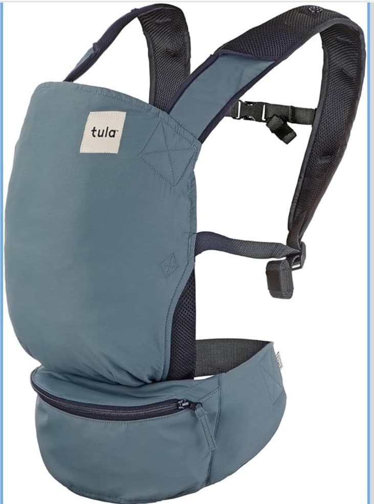 New Tula Lite Compact Baby Carrier, Lightweight Folds Into Fannypack, 12-30 Lbs