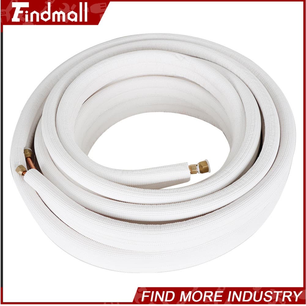 Findmall 50 Feet Mini Split Installation Kit - 1/4" & 3/8" Copper Line Set 3