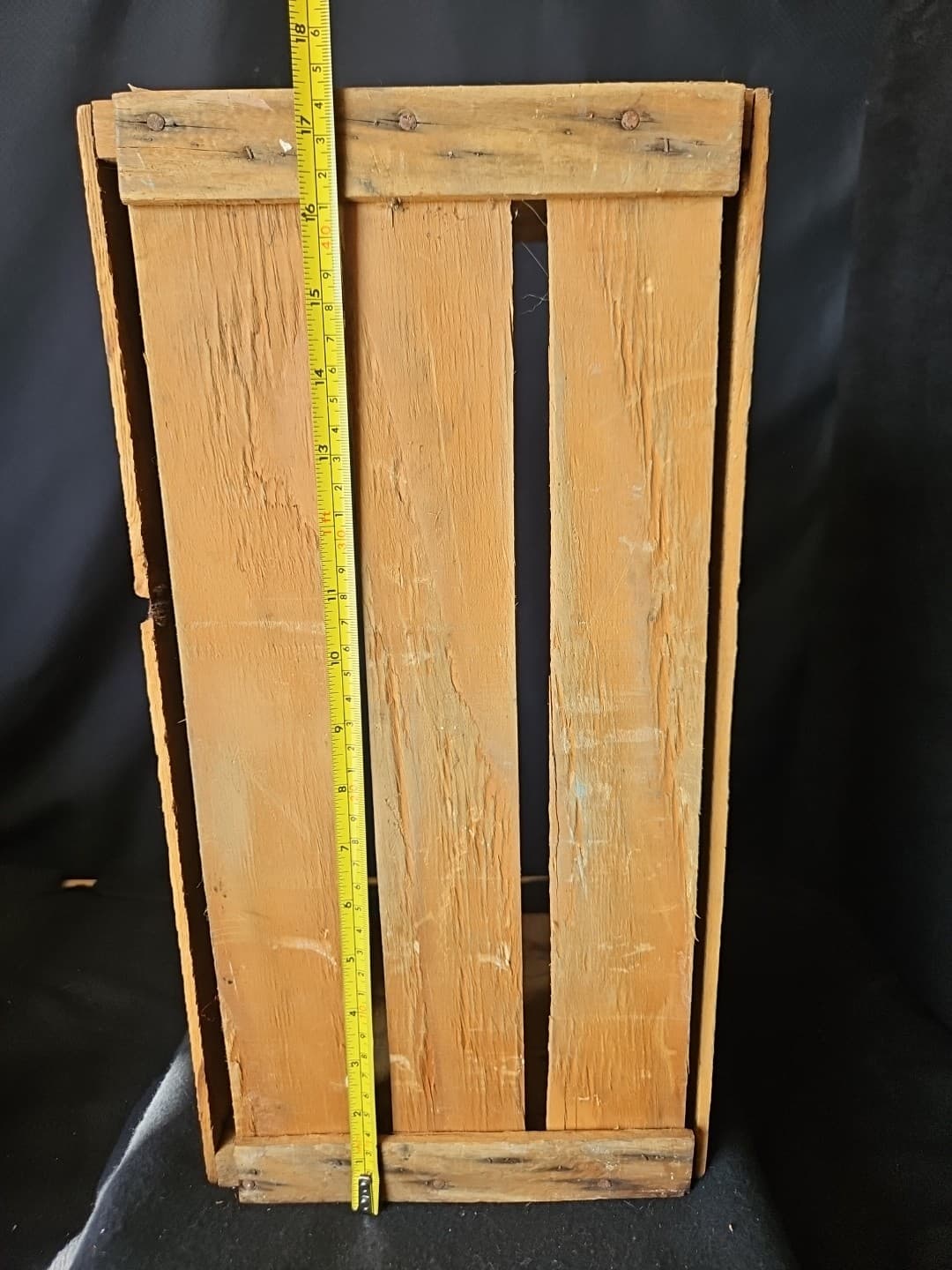 Vintage SnoBoy 1 Bushel Wooden Apple Crate Wooden Box 5