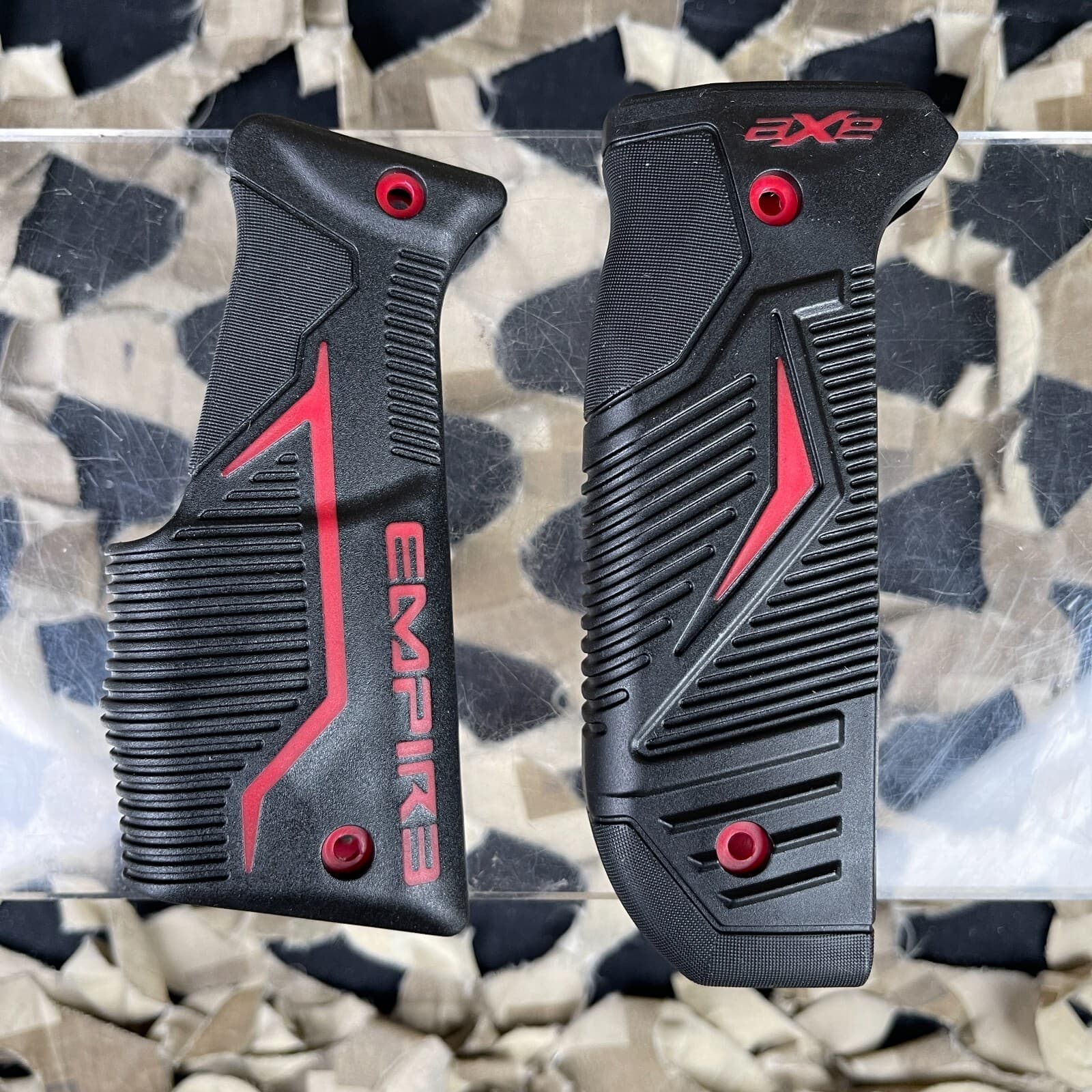 NEW Empire Axe 2.0 Front & Rear Grip Combo - Black/Red