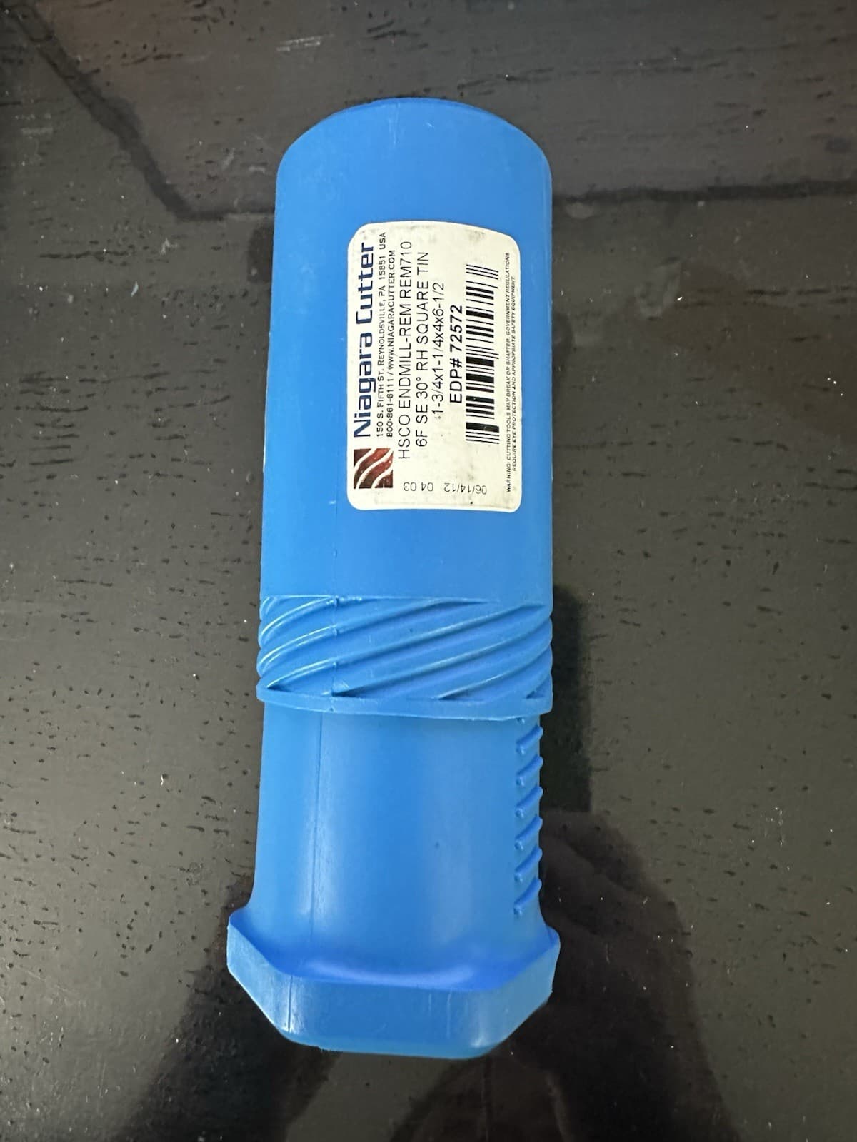 New Niagara  Roughing End Mill 1-3/4 Diameter 6 Flute Cobalt Tin Coated 3