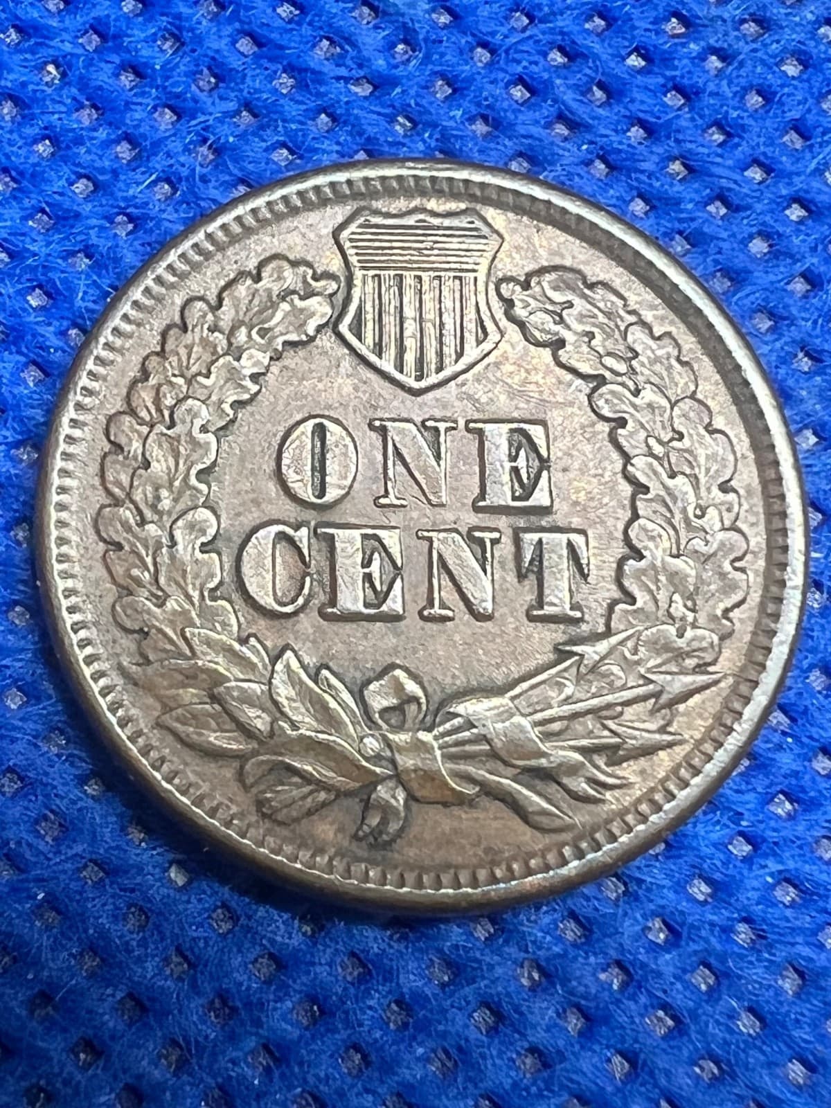 1864 L On Ribbon INDIAN HEAD CENT L ON RIBBON XF40  #436 3