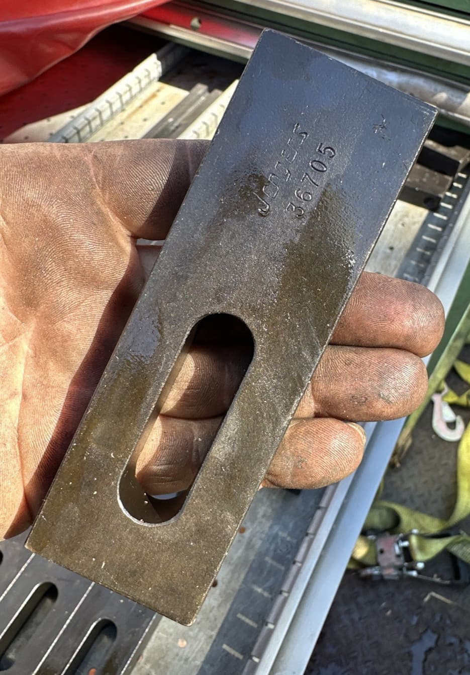 Jergens 36705 Tapped Heel 1/2" Bolt Size Radius Strap Clamp Fixture Set Up Mill 2