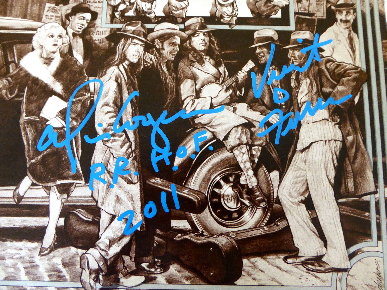 Alice Cooper Signed Greatest Hits Record Album Auto, Vincent Fournier, JSA COA 2