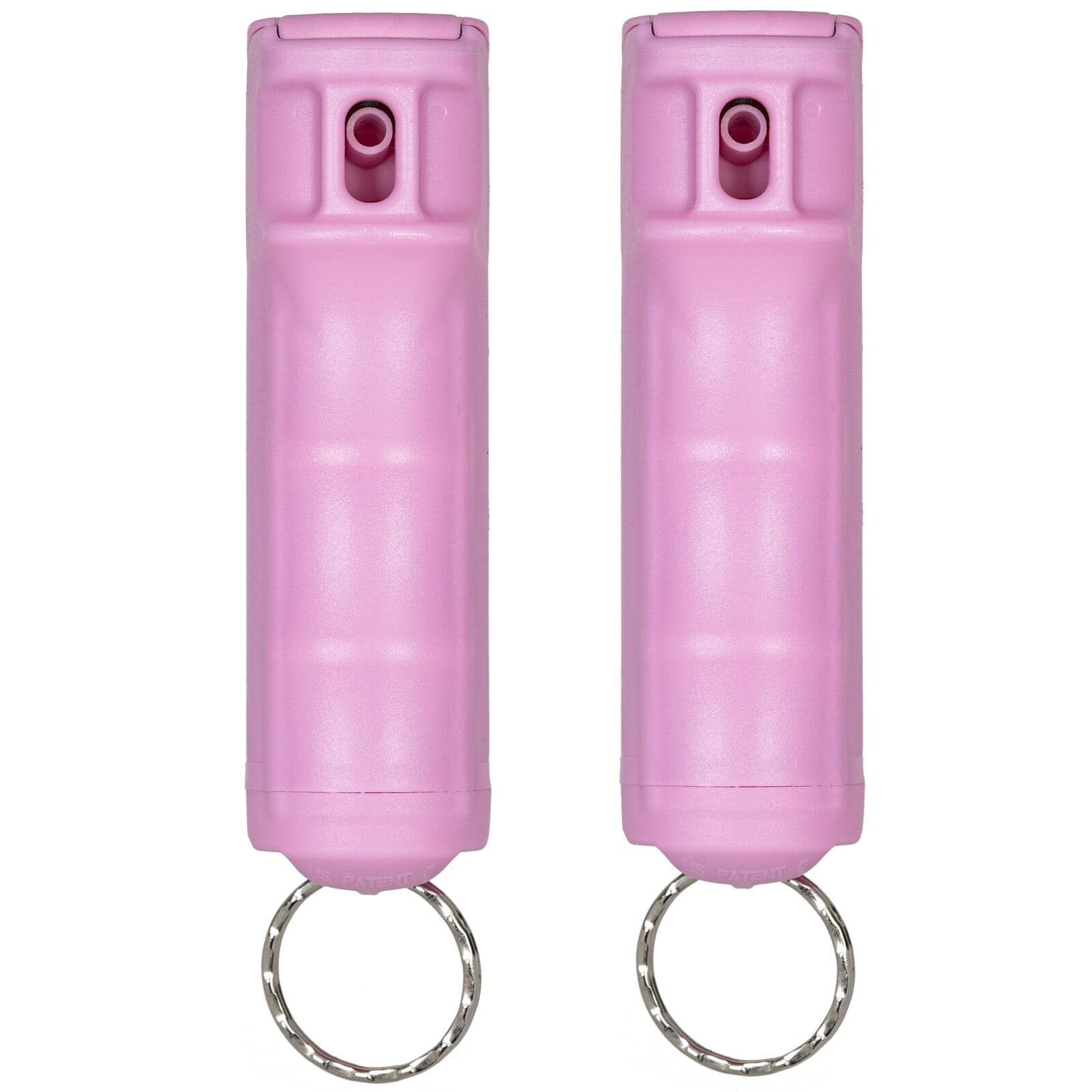 2 PACK Police Magnum pepper spray 1/2oz PINK Flip Top Keychain Defense Security 