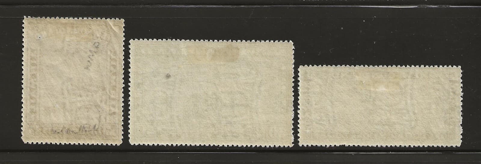 NEWFOUNDLAND C9-C11 MH, XF - Air Post set of 3 - watermarked 2