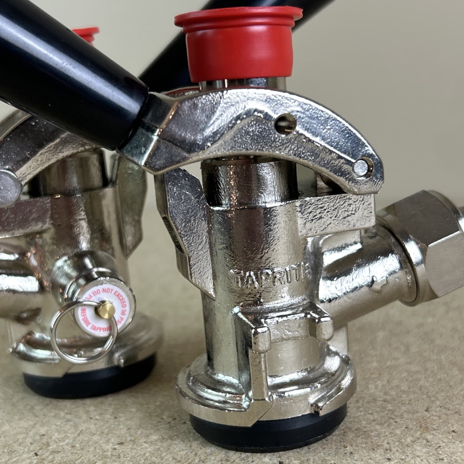 2 Sankey D Keg Couplers by TapRite - CH5002 with Black Handle 3