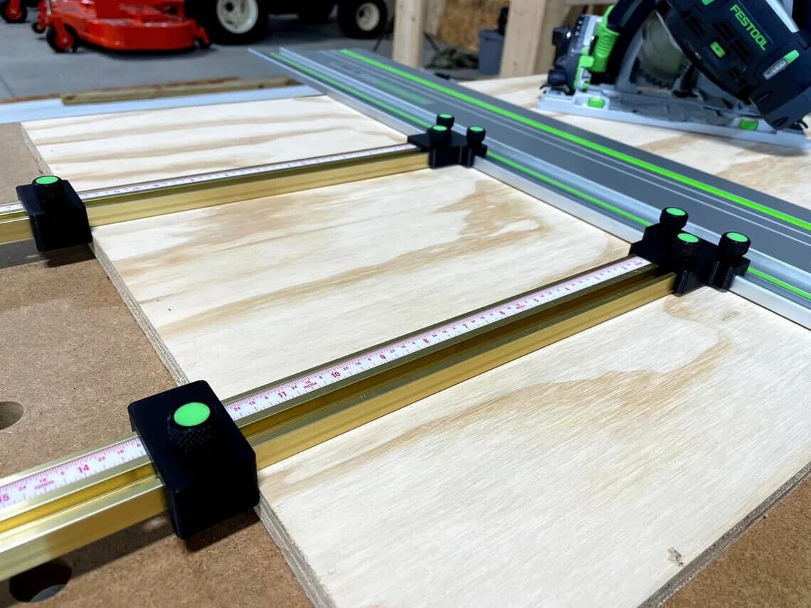 Parallel Guides for Festool Guide Rails and Track Saws By ToolCurve 5