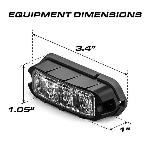 Feniex Quad Q3 LED Surface Mount Red/Blue/White/Amber  4