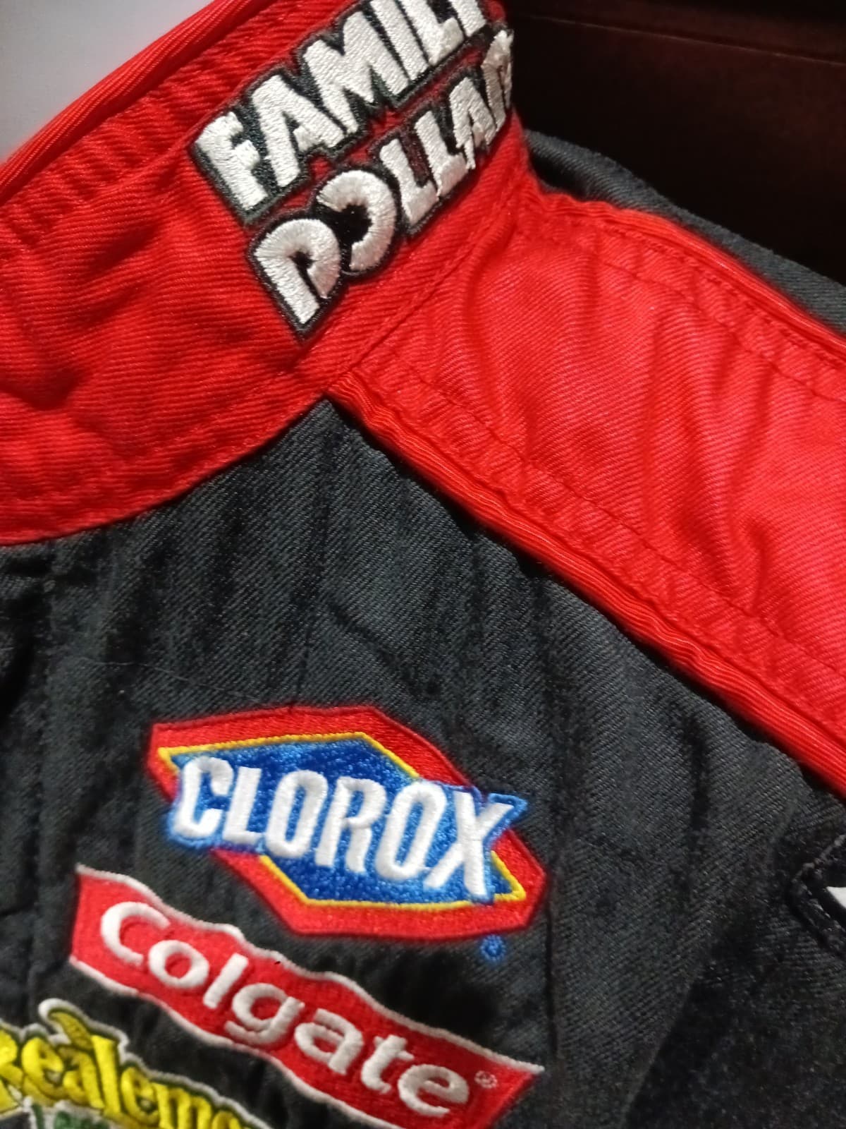 Fitz Bradshaw Family Dollar Race Used Lrg Pit Crew Firesuit NASCAR Ted Musgrave 6