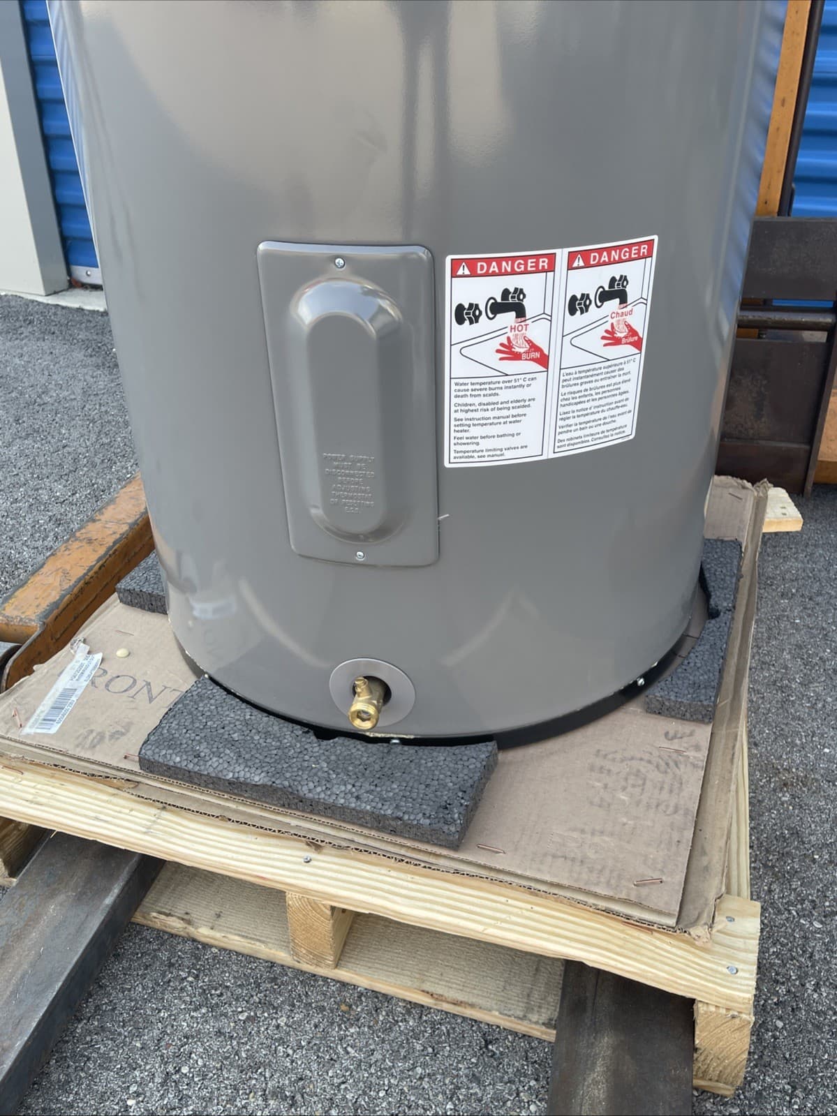 Rheem Eld80-Ftb 240V 80 Gal Electric Water Heater, Single, Three Phase 59.6 In H 4