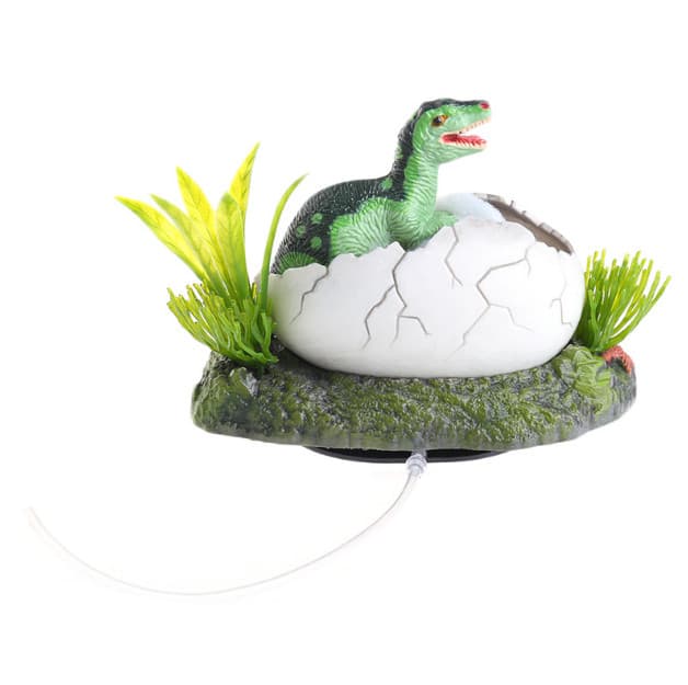 Pneumatic fish tank decoration oxygenation simulation dinosaur shell breaking 2