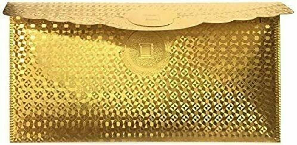 10 PCS Gold Plated USA $100 Dollar Bill Envelopes  Money Banknote  Novelty Gift! 3