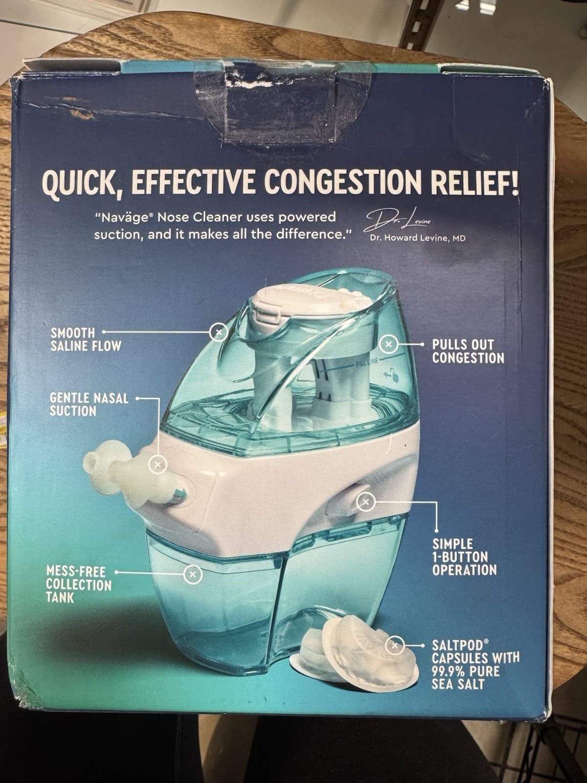 Navage SDG-2 Nasal Care Congestion Relief  & 30 SaltPods New Read Return Policy 3