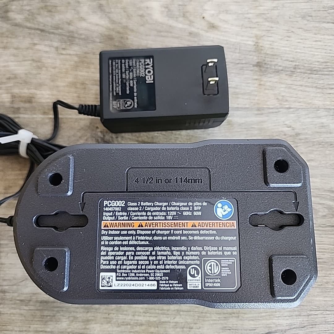 Genuine Ryobi One + Lithium Ion Charger 18v PCG002 6