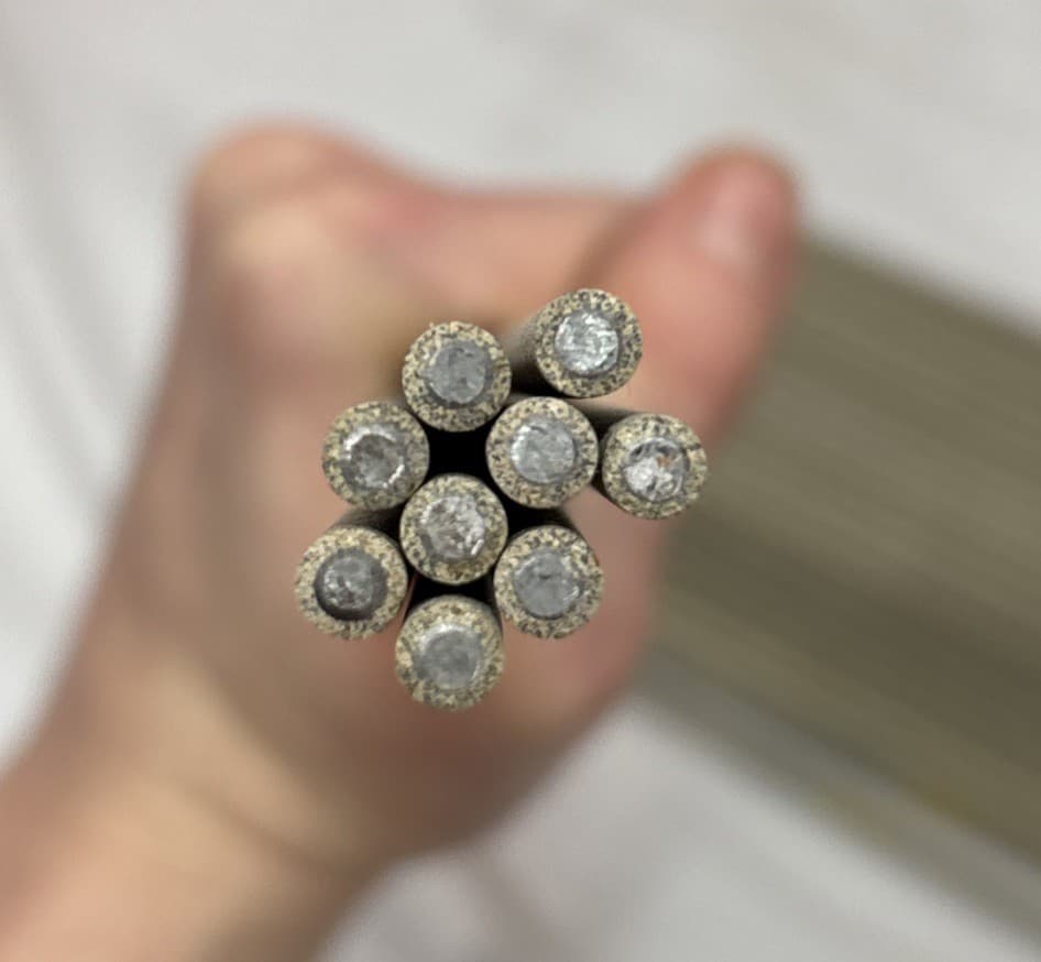 NOS Eutectic Castolin BEAUTYWELD 1/8"D AC-DC Electrode 3 lbs 47 Rods Vintage B 6