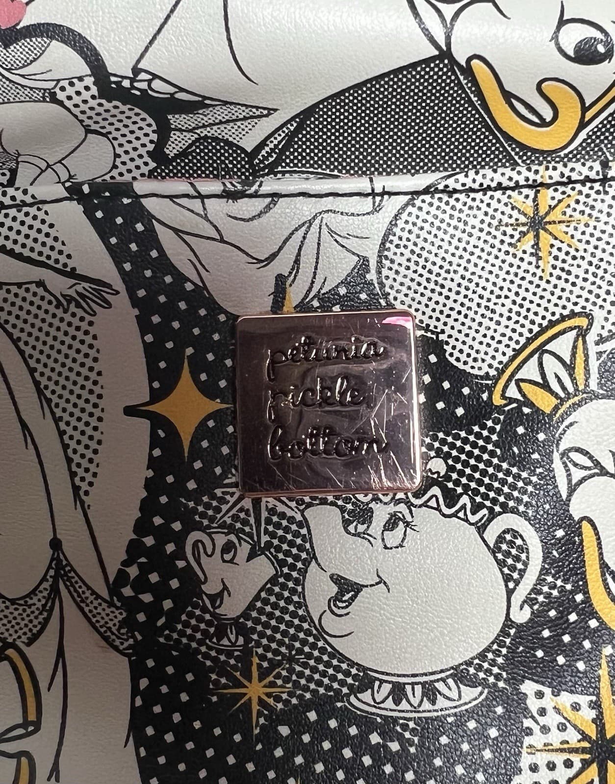 Petunia Pickle Bottom Wander Stroller Caddy Disney Belle Popart Beauty and Beast 3