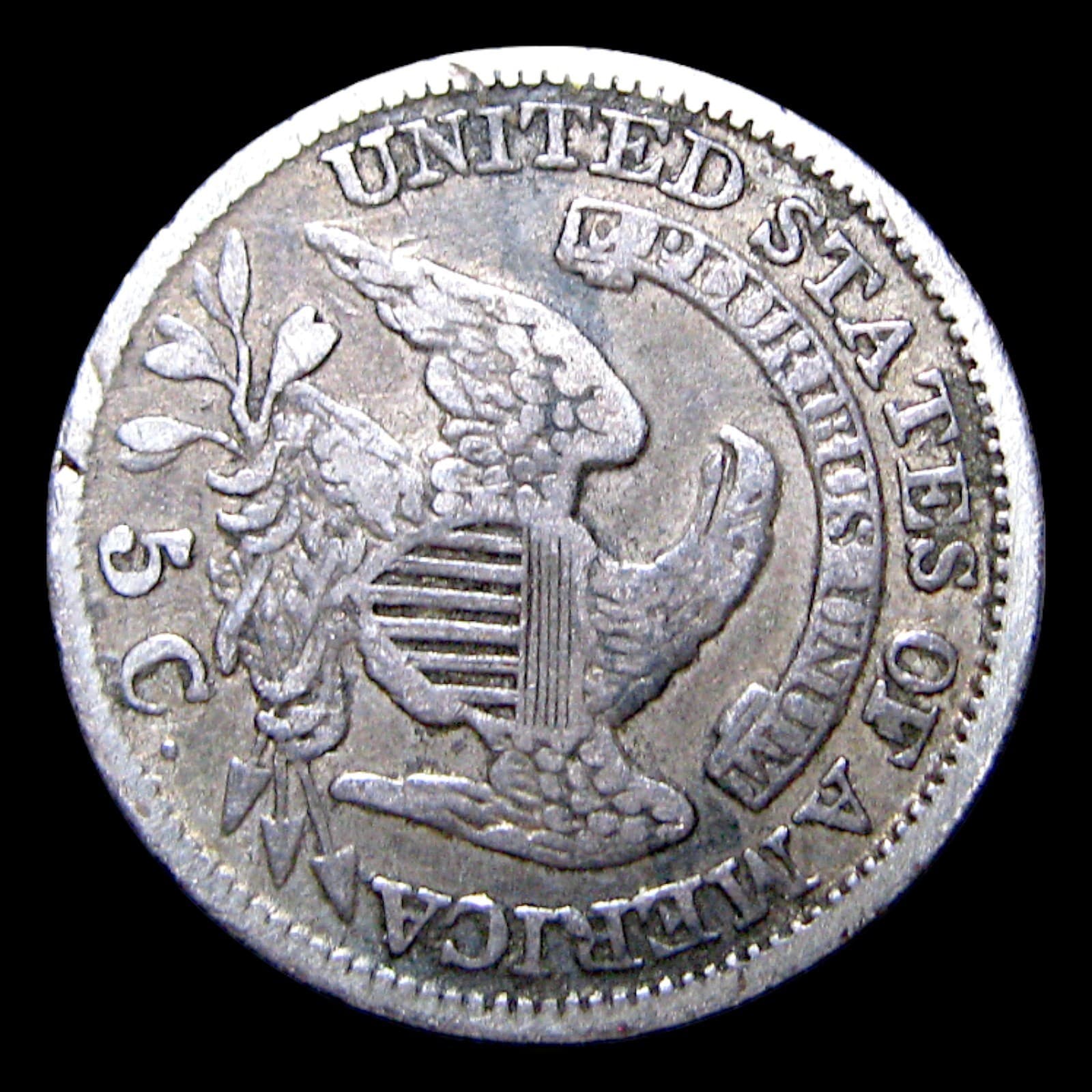 1831 Capped Bust Half Dime Silver ---- Nice Condition Coin ---- #143K 3