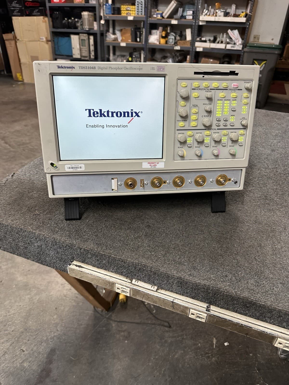 Tektronix TDS5104B Digital Phosphor Oscilloscope w/ 3M Opt Passes Self-Test READ 4