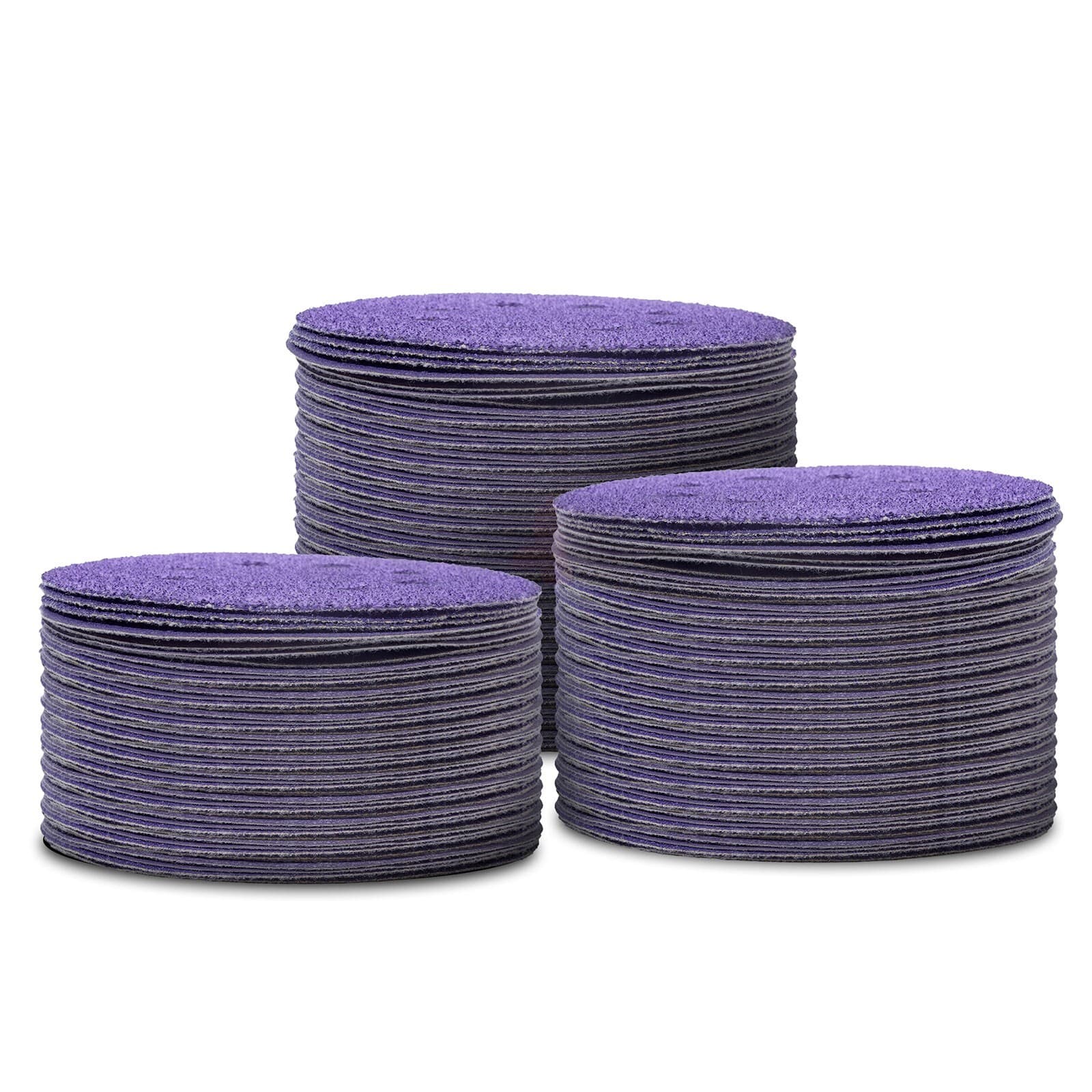 Sanding Discs Pads for Orbital Sander Circular Hook & Loop - 125mm 5" 150mm 6" 6