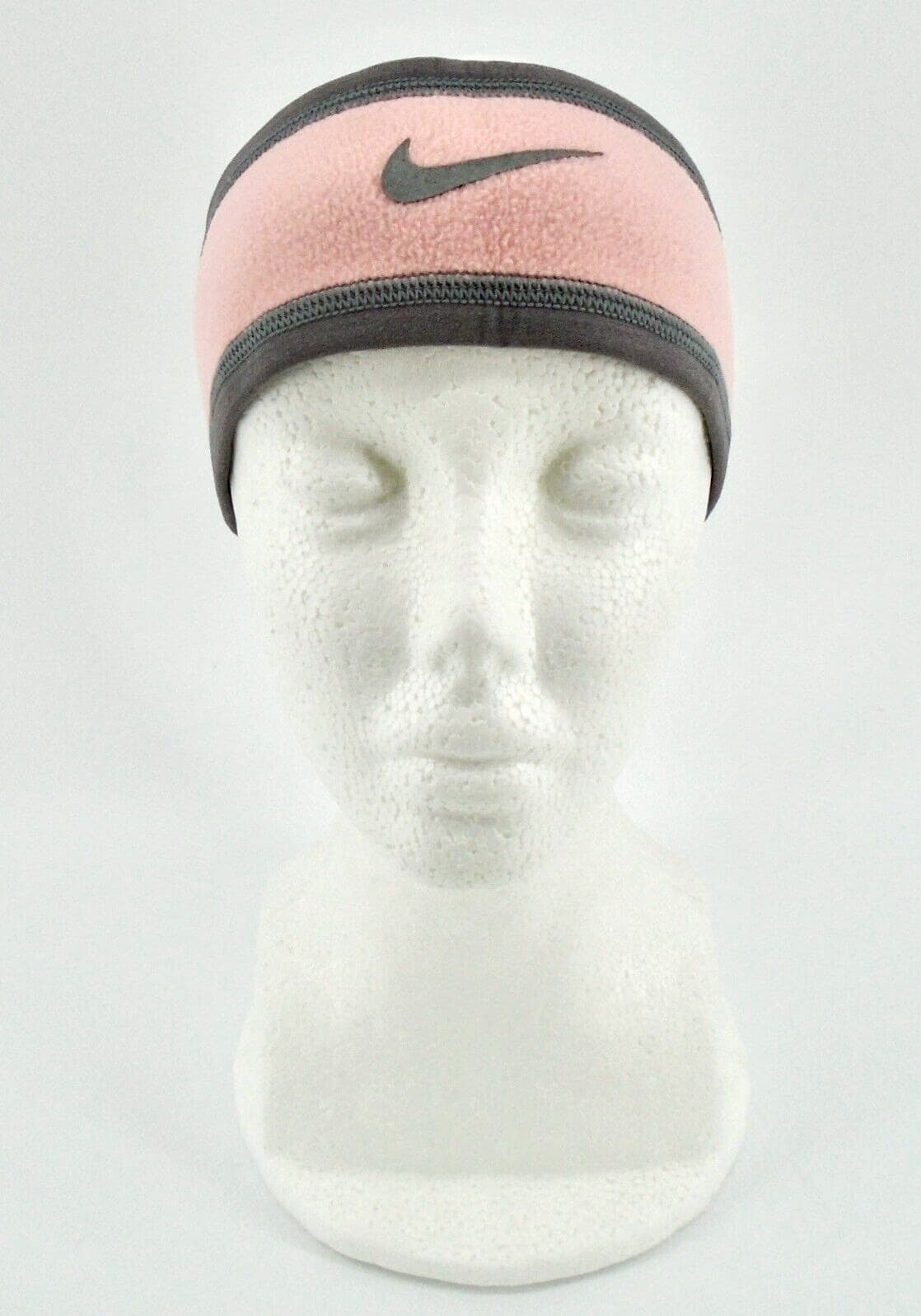 Nike Headband Women's Thermal Running Reversible Grey/Pink/Silver 2