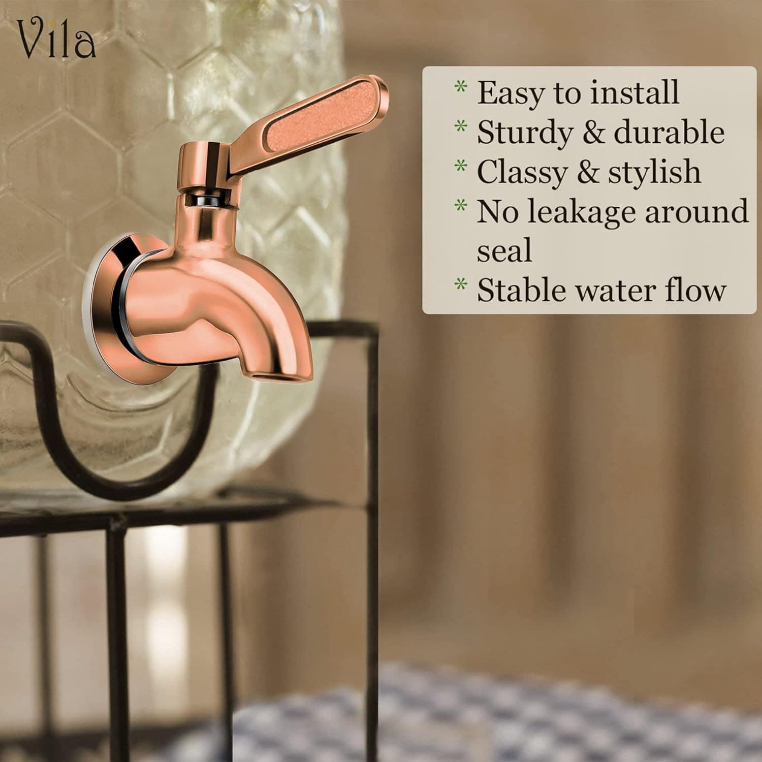 Spigot for Beverage & Water Dispenser Stainless Steel No-Rust Spout Faucet Exc 4