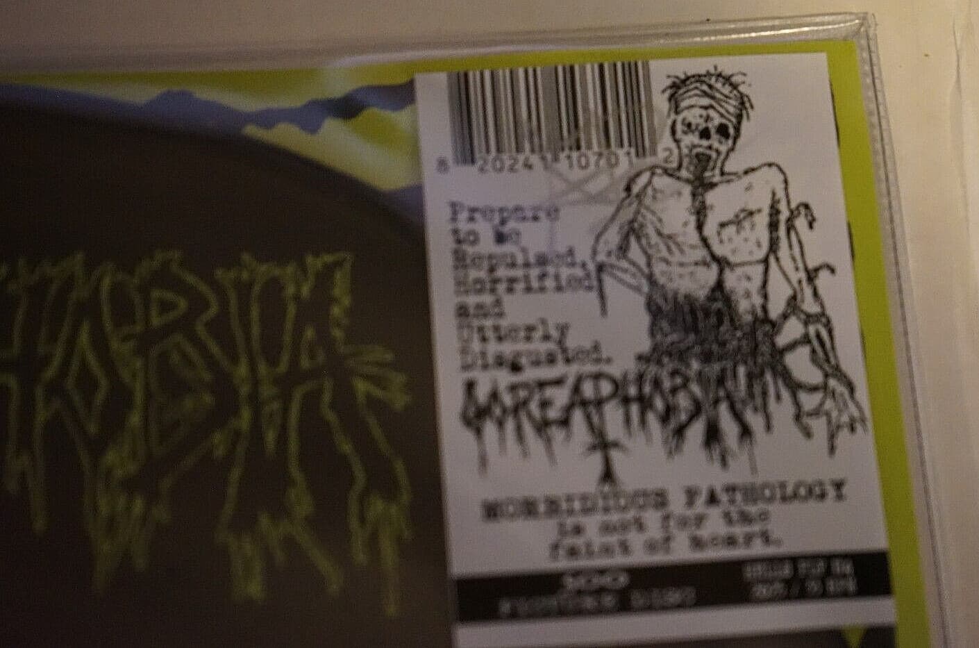 Goreaphobia Morbidus Pathology Picture Record Signed By Alex Bouks Limited 500 6