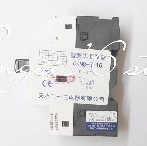 1pcs motor protection circuit breaker rectification current 9-14A GSM8-3216 2