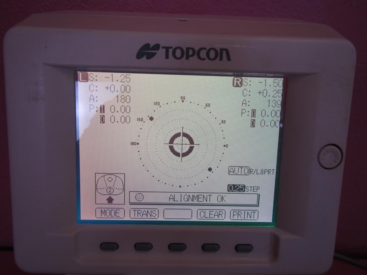 Topcon CL-100 Computerized Lensmeter Lensometer Ophthalmic Optometry 2