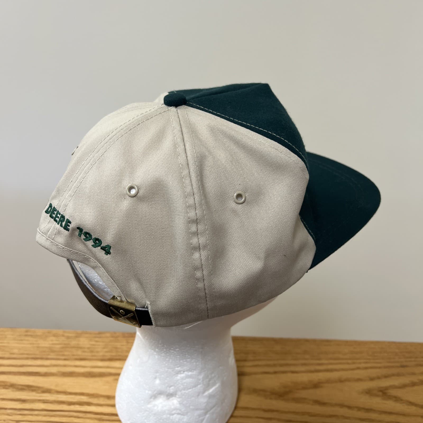 Vtg John Deere "Bringing it Home" 1994 Lawn Mower Cap Green Trucker Hat USA Made 6