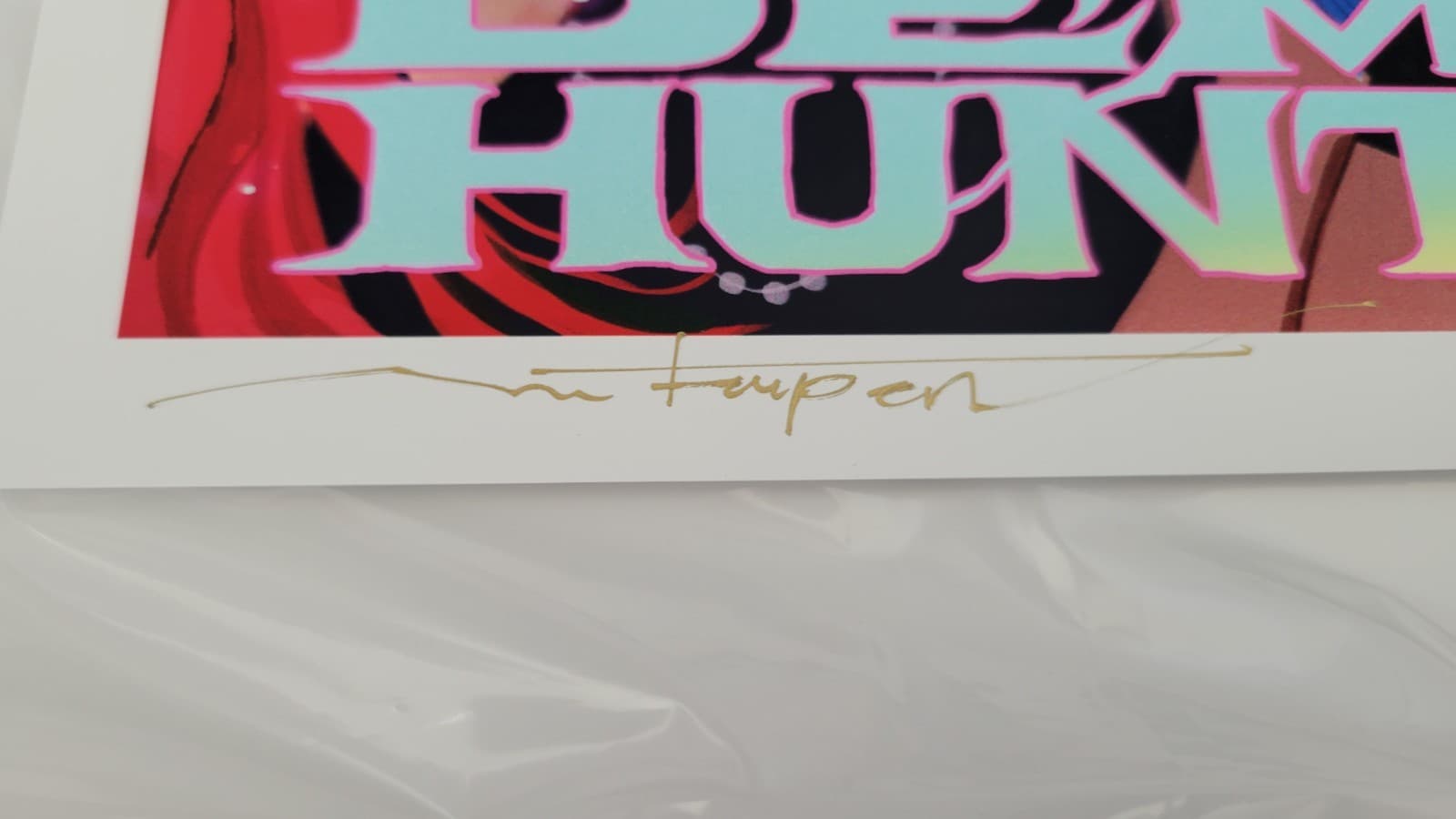 AMI THOMPSON Signed ART PRINT KPOP DEMON HUNTERS Lightbox Expo EXCLUSIVE 2