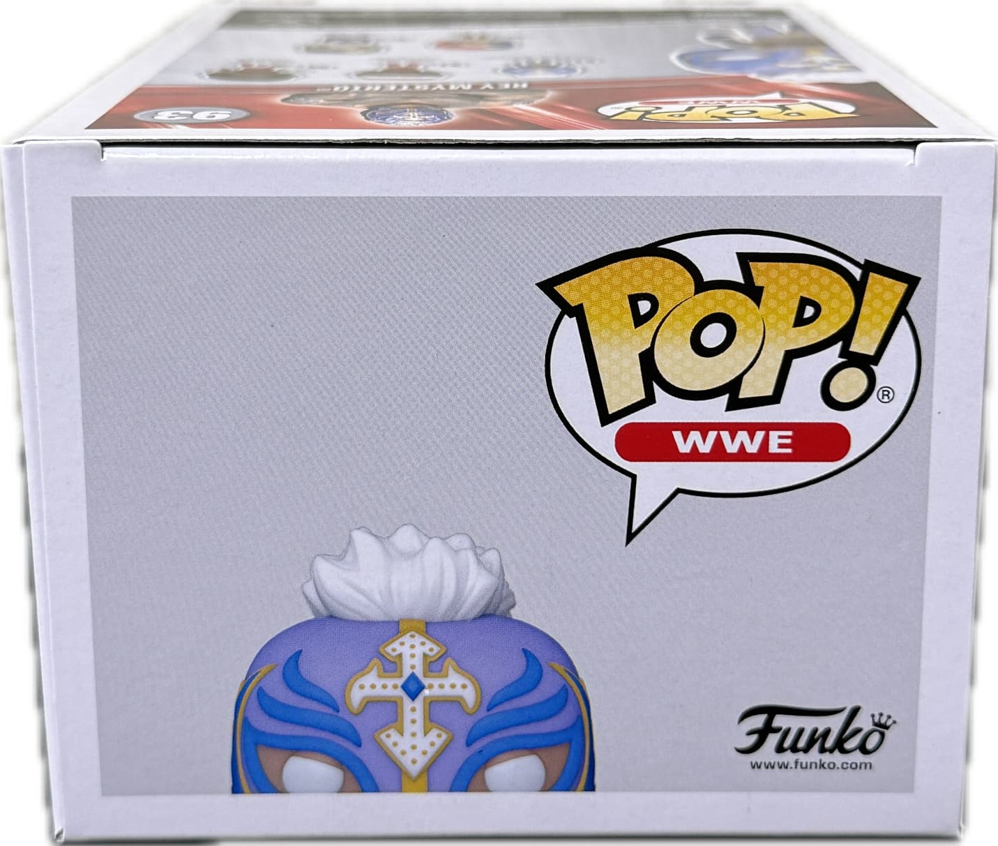 Rey Mysterio Signed Autographed Funko POP Figure #93 JSA Authenticated Red 5