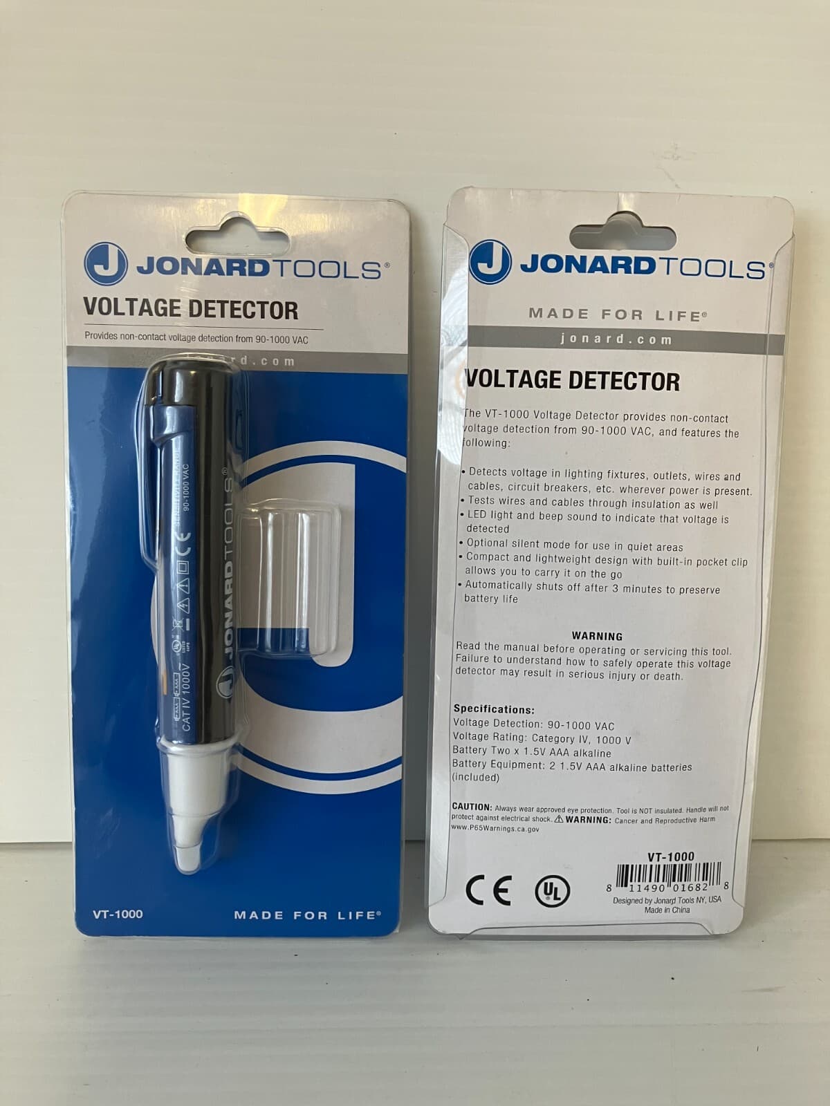 JONARD TOOLS VOLTAGE DETECTOR - VT-1000 2