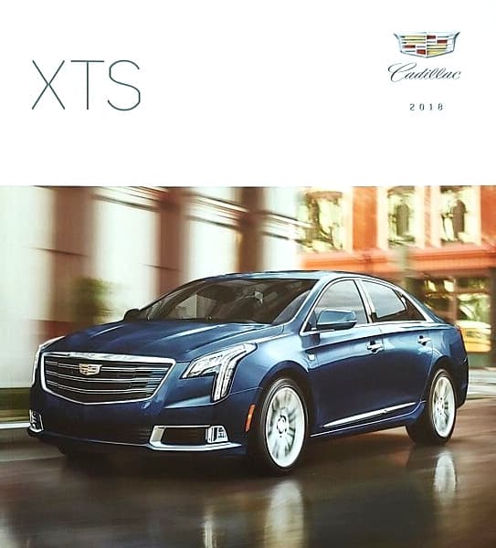 2018 CADILLAC XTS sales brochure catalog US 18 VSport Platinum