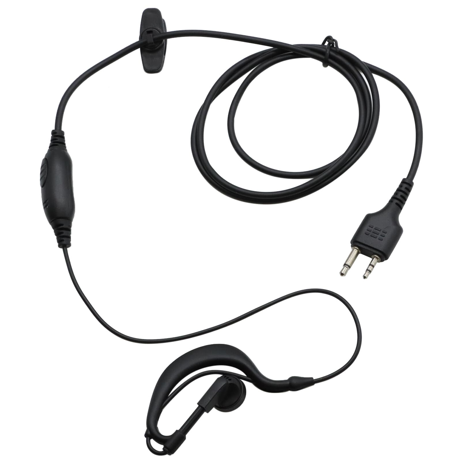 2X With PTT MIc Headsets/Earpiece for Midland 2/Two Way Radio Walkie Talkie 5