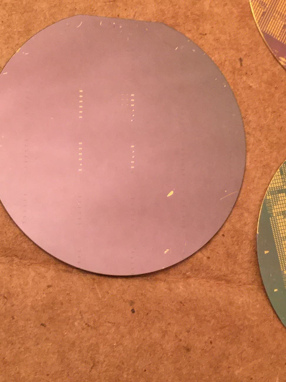 2" Silicon Wafer Unique Extremely Rare  RF NAND Vintage CPU Chip 5