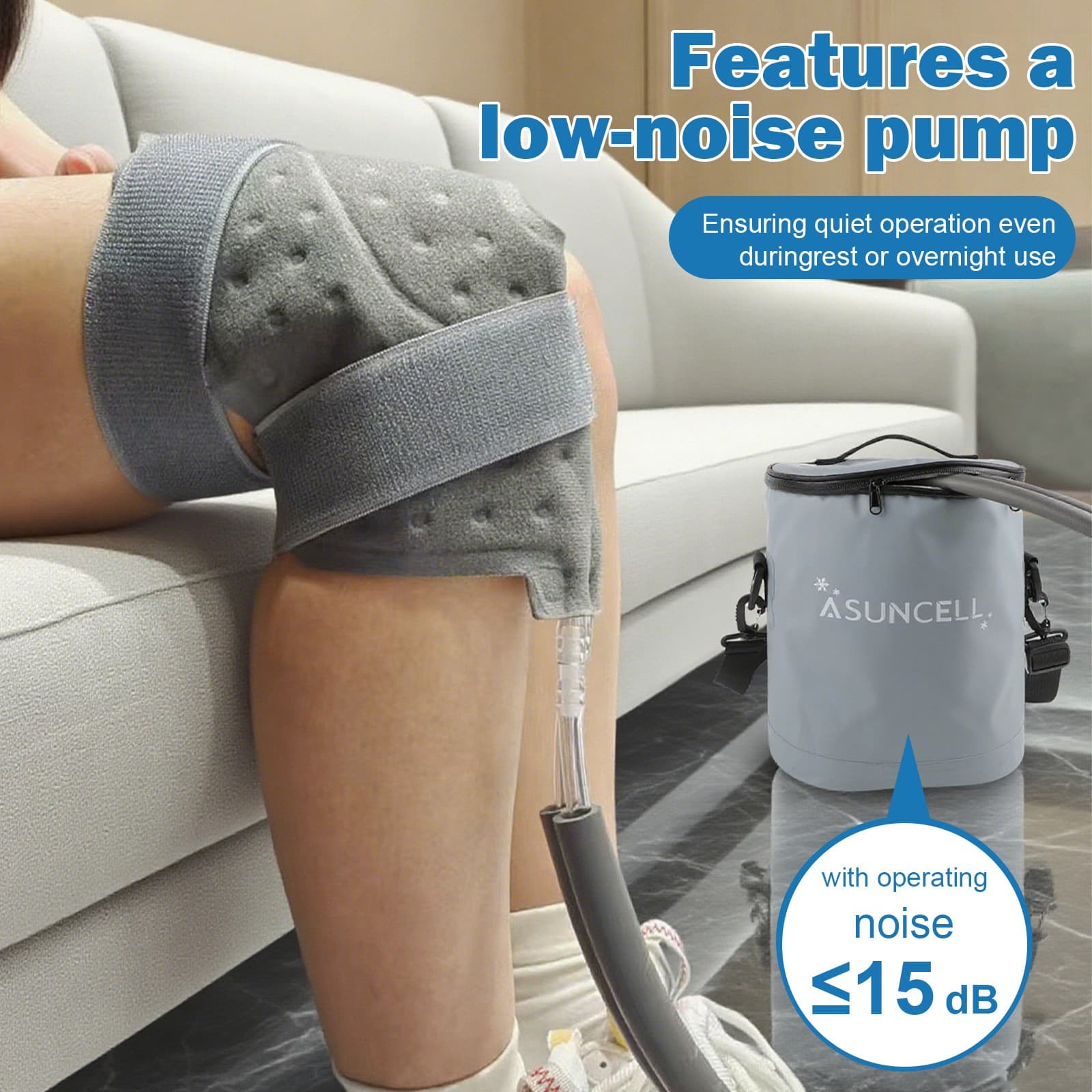 Portable Ice Therapy Machine Programmable for Post-surgery Recovery Pain Relief 3