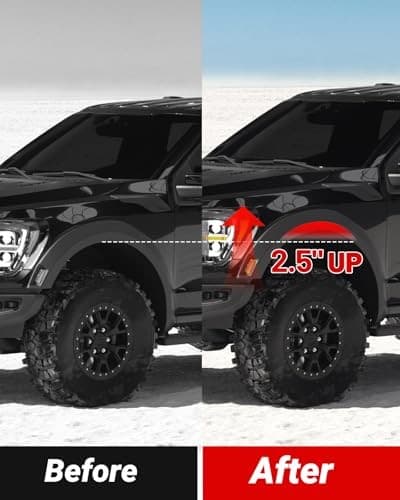  2.5" Leveling Lift Kit Compatible with 2006-2024 Ram 1500 (4WD 2.5 inch Black 6